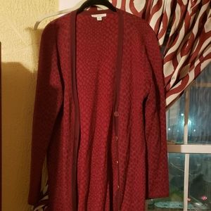 Isaac Mizrahi boyfriend cardigan